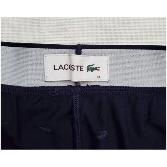Lacoste‎ Men's Blue Crocodile Motif Pajama Lounge Sleepwear Jogger Pants Size M - Picture 7 of 8